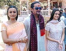 Namrata Shirodkar, Mahesh Manjrekar, and Diya Mirza 