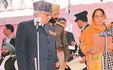 Mrs Rajinder Kaur Bhattal is sworn in as a Cabinet Minister