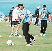 Harbhajan Singh has a go at football 