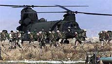 US Army soldiers from the 101 Airborne