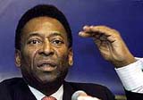 Brazilian soccer legend Pele 