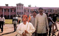 Activists of the VHP and Bajrang Dal