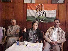 Himachal PCC chief Vidya Stokes