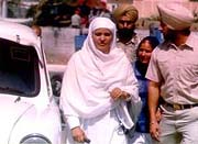 Former SGPC President Bibi Jagir Kaur is produced in the Patiala Sessions Court