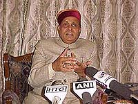 Chief Minister P.K.Dhumal addressing mediapersons