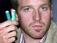 British bronze medallist Alain Baxter 