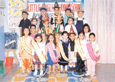 Students of Little Angels Playway School 