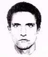The Pakistani police issued a sketch of a suspect