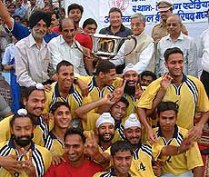 Jubilant Northern Railway team