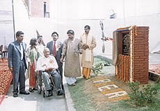 Dr Syta Paul at the stone-laying ceremony of Apeejay Institute of Information Technology  