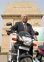 Brijmohan Lall Munjal, chairman of India's largest motorcycle maker Hero Honda Motors Limited