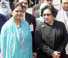 President of Indonesia Megawti Sukarnoputri 