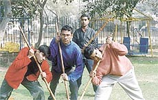 The artistes join hands to voice the concern of today�s youth.