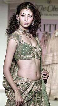 A model presents a creation