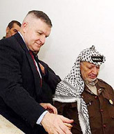 Palestinian President Yasser Arafat