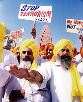 Activists of the All-India Anti-Terrorist Front
