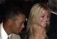 Tiger Woods and his girlfriend