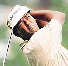 Vijay Singh of Fiji hits his tee shot