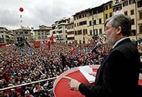 Sergio Cofferati, leader of Italy's largest union the CGIL