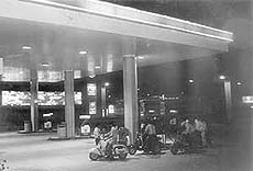 A view of the newly upgraded petrol pump in Chandigarh.