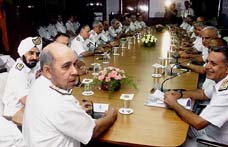 Naval Chief Admiral Madhvendra Singh