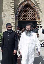 Sheikh Ahmed Saeed (R), father of Sheikh Omar