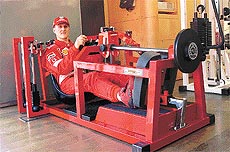 Ferrari driver and Formula One world champion Michael Schumacher 