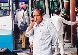 Inspite of the UT Administration�s ban on smoking at public places, residents seen smoking are a common sight 