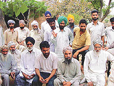 Piara Singh and Mohan Singh along with other villagers of Nangal Khurd