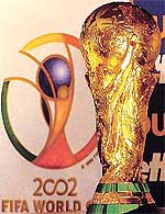 The famed FIFA World Cup championship 2002 trophy