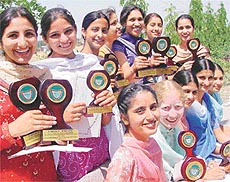 Students of the Satguru Ram Singh Government Polytechnic for Women