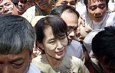 Myanmar opposition leader Aung San Suu Kyi