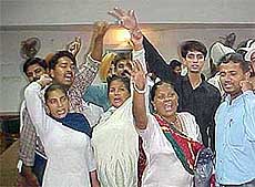 Angry candidates protest against refusal of party ticket