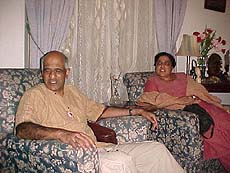 r Justice Zakeria Mohammed Yacoob alongwith his wife