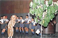 Primary-section students of Tagore Public School
