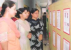 Students from the College of Home Science, Punjab Agricultural University