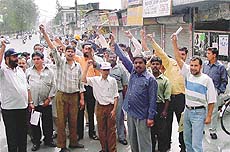 Shopkeepers of a market opposite gate no. 3 of the PAU