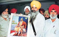  Bhai Ranjit Singh, releases a calendar of Jassa Singh Ramgarhia 
