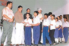 Students receive scholarships