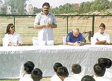 FOR BUDDING CRICKETERS