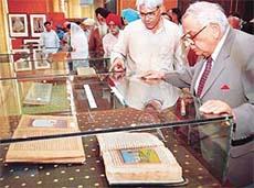 Lt-Gen J.F.R. Jacob (retd) reads a rare manuscript