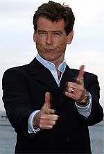 Irish actor Pierce Brosnan 