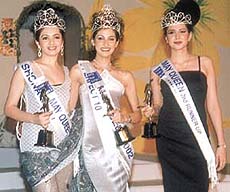 Winners of the May Queen 2002 beauty pageant  organised at the DSOI grounds in the Capital recently.
