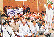 Residents of Bhora Colony