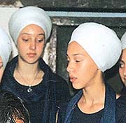 Students of the Miri-Piri Academy on a visit to Citizens Forum Vidya Mandir in Amritsar.