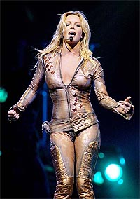 Britney Spears performs during a sold-out show