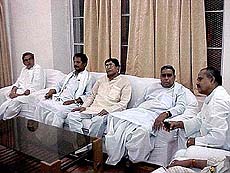 The five Jharkhand Samata Party Ministers who resigned from the Babulal Marandi Government