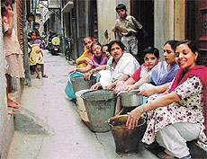 ENDLESS WAIT HAS TURNED THEIR LEGS TO WATER