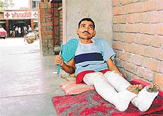 Wrecked physically and emotionally