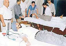 NSS volunteers donate blood for thalaessemic